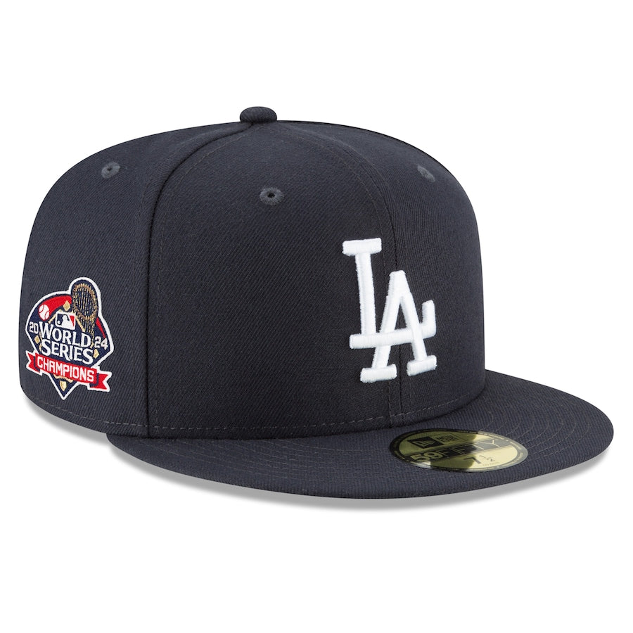 New Era Los Angeles Dodgers 2024 World Series Champions 59FIFTY Fitted Hat-Navy