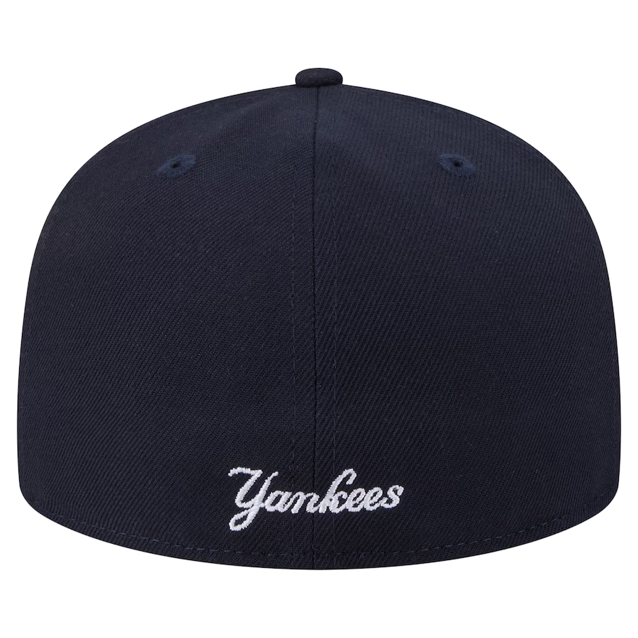 New Era New York Yankees Overlap 59FIFTY Fitted Hat-Navy