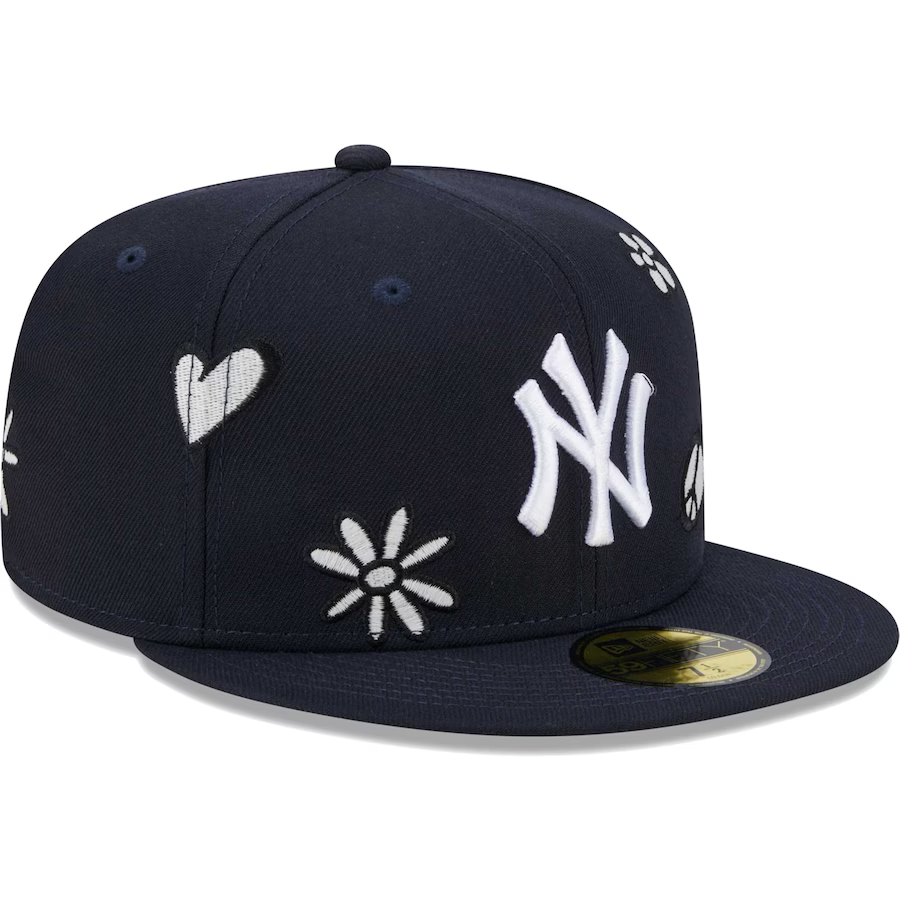 New Era New York Yankees Navy Sunlight Pop 59FIFTY Fitted Hat