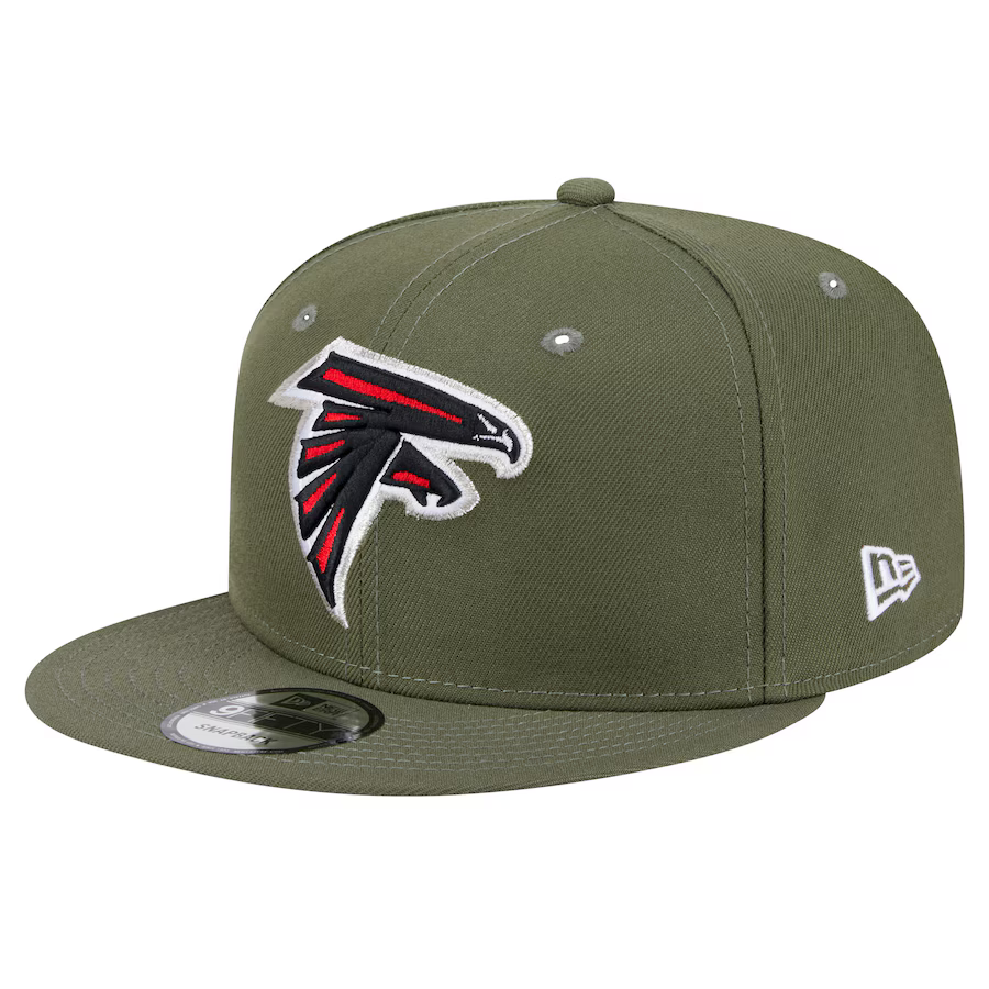 New Era Men's Atlanta Falcons 9FIFTY Snapback Hat-Olive Green