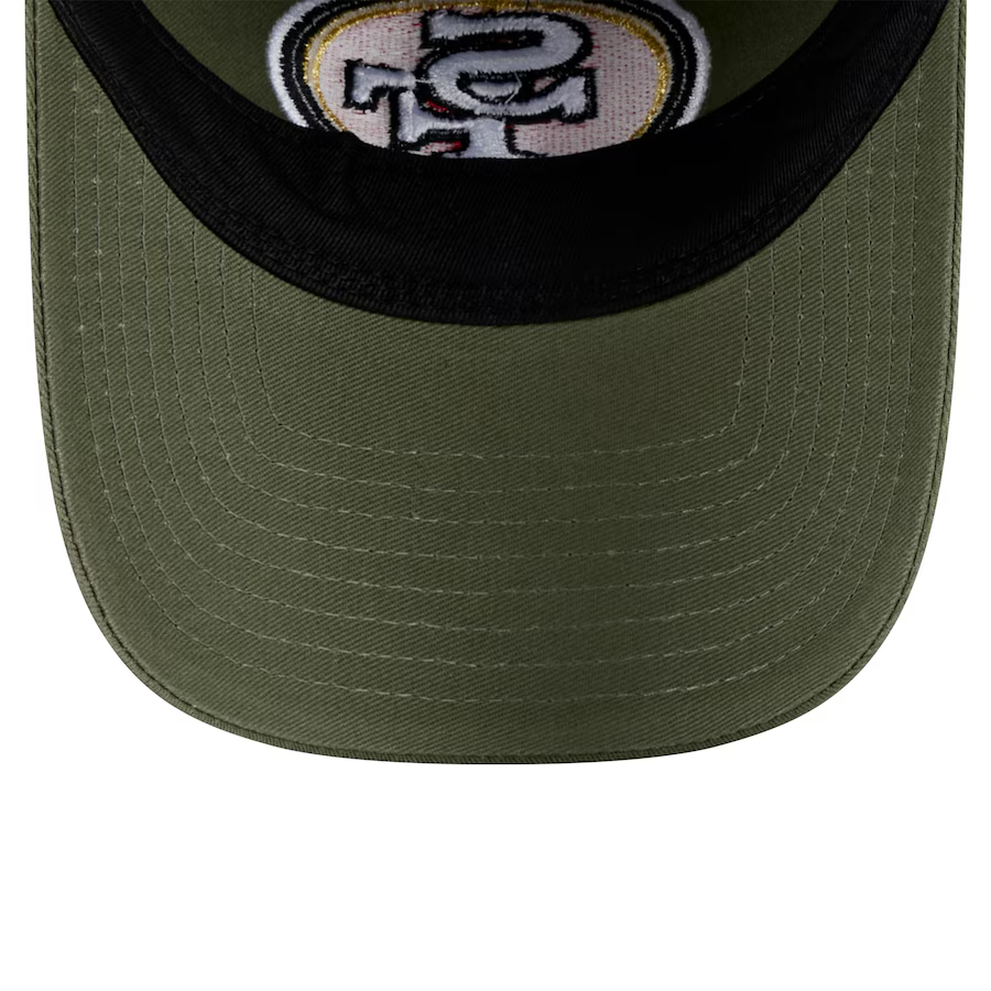 New Era San Francisco 49ers Core Classic 2.0 9TWENTY Adjustable Hat-Olive Green