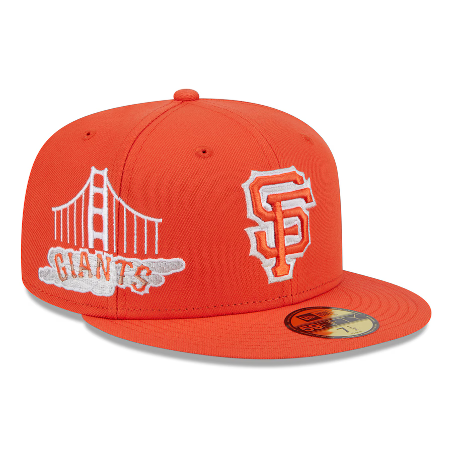 New Era San Francisco Giants City Connect 9FIFTY Snapback Hat-Orange