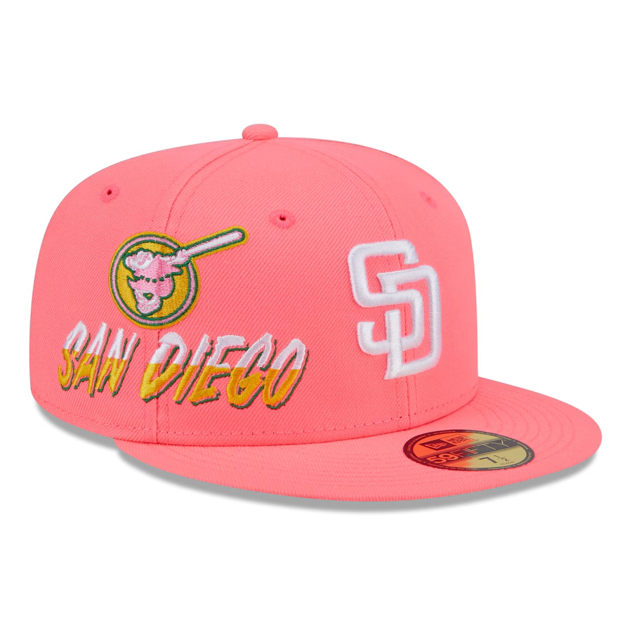 New Era San Diego Padres City Connect 9FIFTY Snapback Hat -Pink