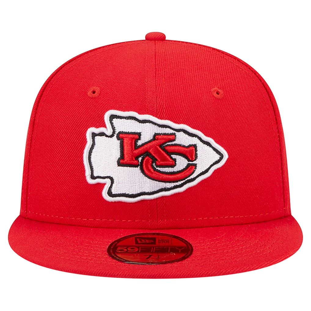 New Era Kansa City Chiefs Basic 59FIFTY Fitted Hat-Red