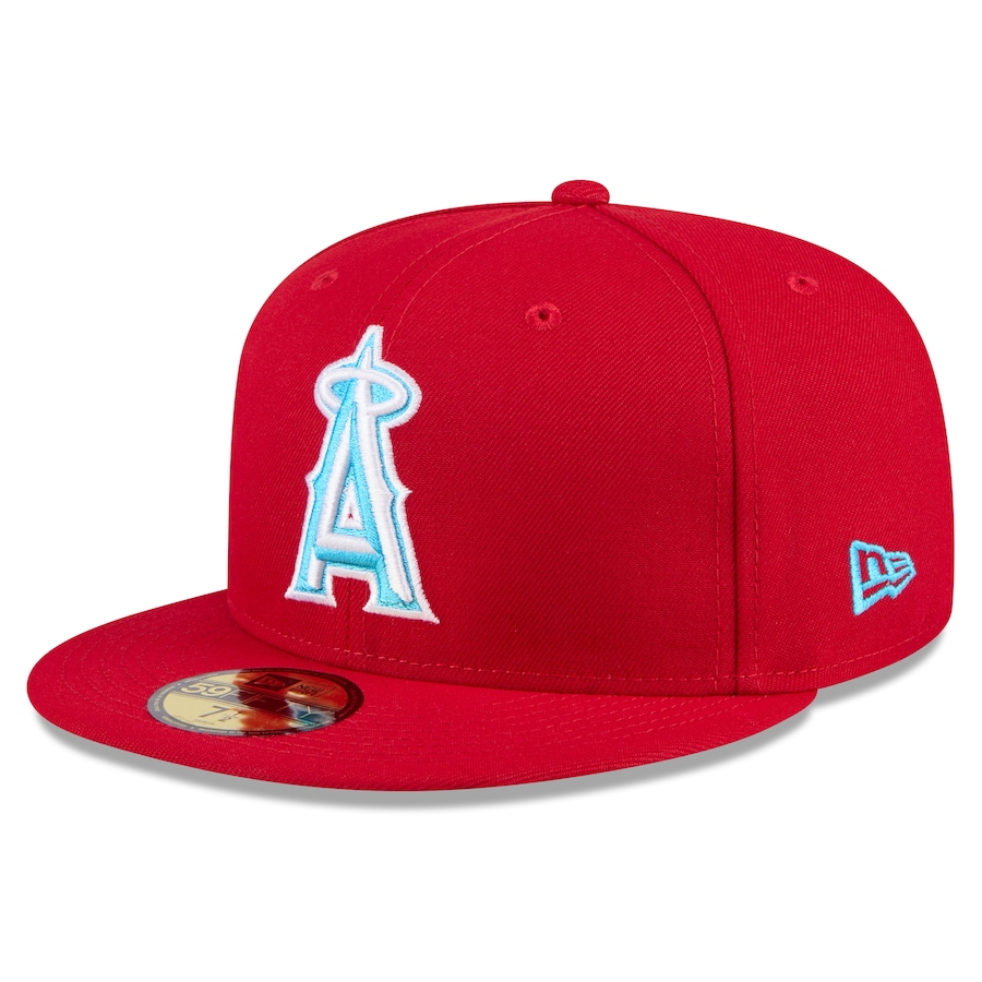 New Era Los Angeles Angels Father's Day 59FIFTY Fitted Hat 2024 - Red