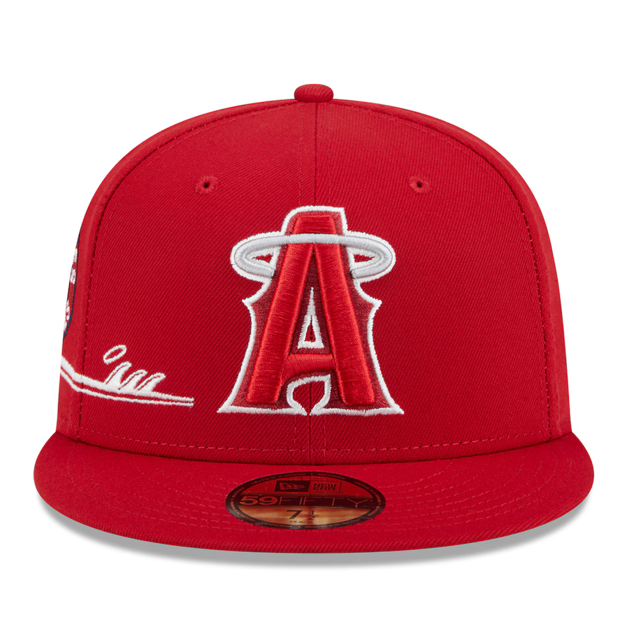 New Era Los Angeles Angels City Connect Icon 59FIFTY Fitted Hat - Red