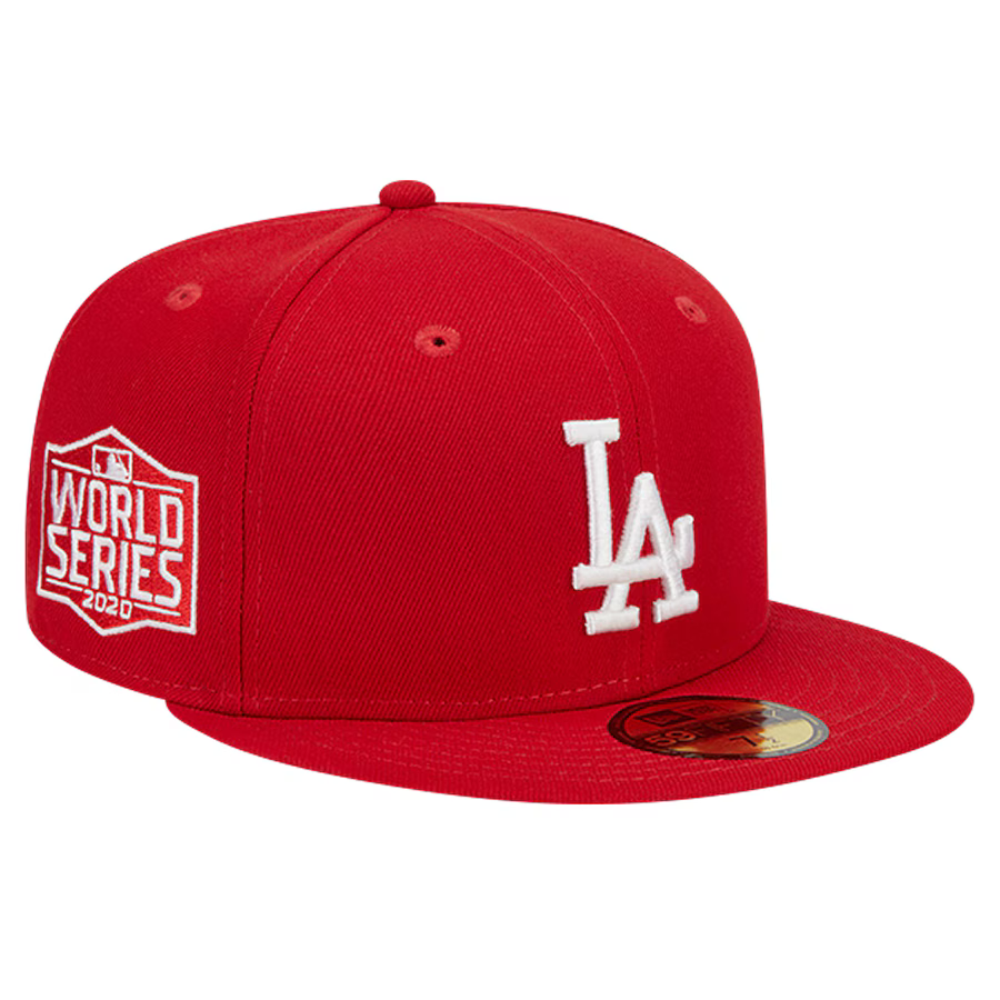 NEW ERA LOS ANGELES DODGERS 2020 WORLD SERIES SIDE PATCH 59FIFTY FITTED-SCALET