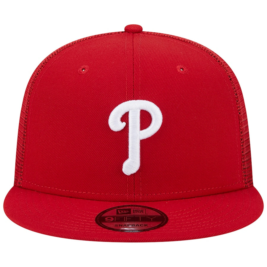New Era Philadelphia Phillies 9FIFTY Truckers Snapback Hat