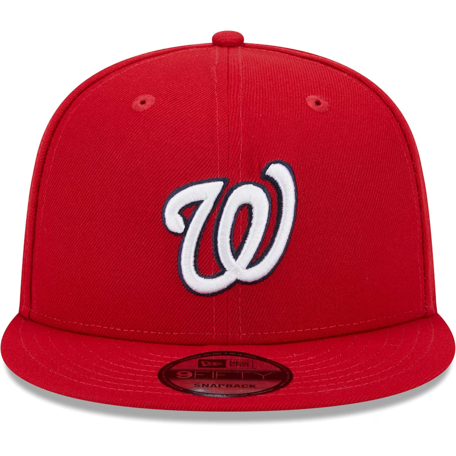 New Era Washington Nationals 2019 World Series Side Patch 9FIFTY Snapback Hat-Red