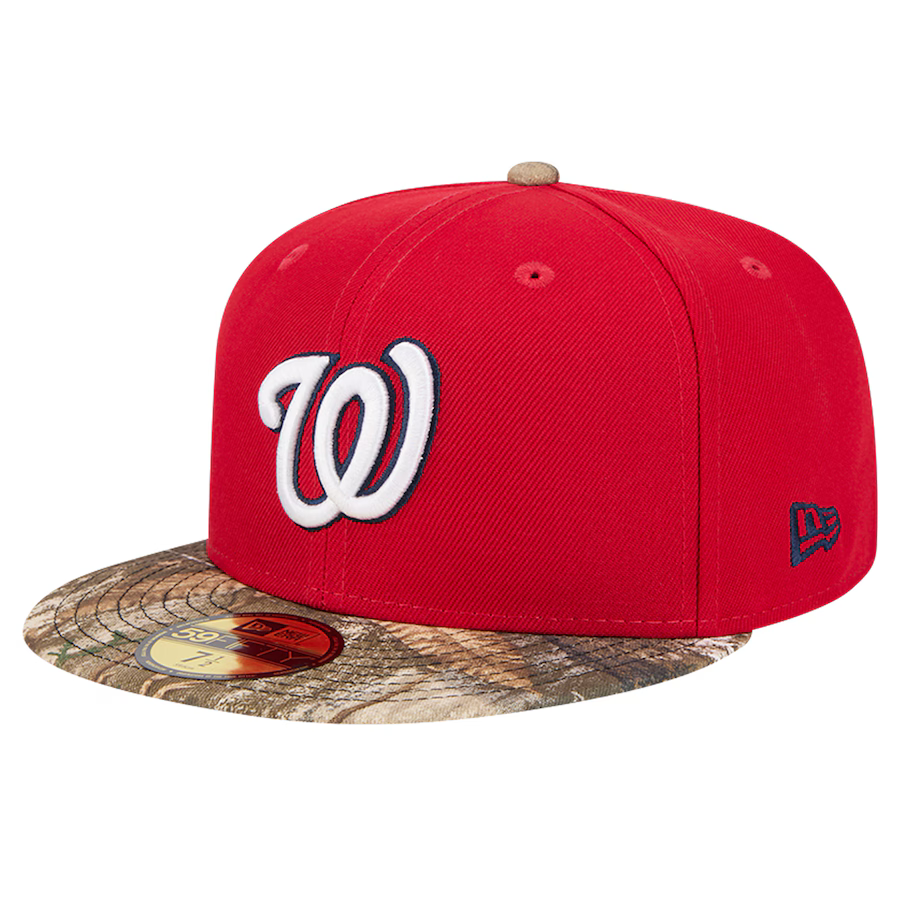 New Era Washington Nationals Red Realtree Camo 59FIFTY Fitted Hat