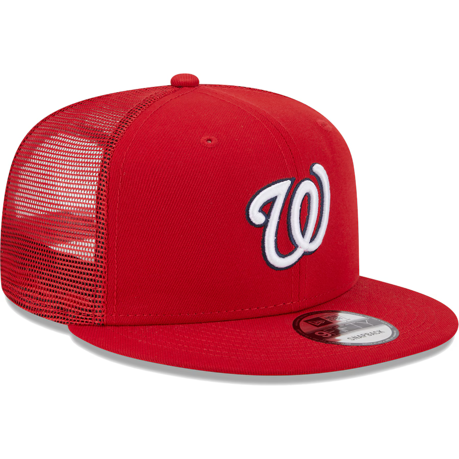 New Era Washington Nationals 9FIFTY Trucker Snapback Hat