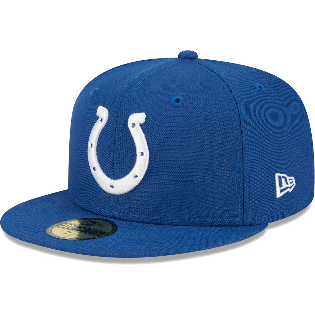 New Era Indianapolis Colts Basic 59FIFTY Fitted Hat- Royal