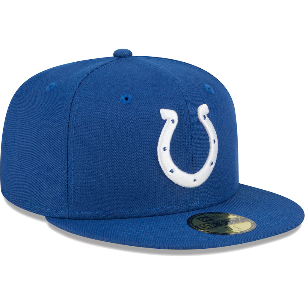 New Era Indianapolis Colts Basic 59FIFTY Fitted Hat- Royal