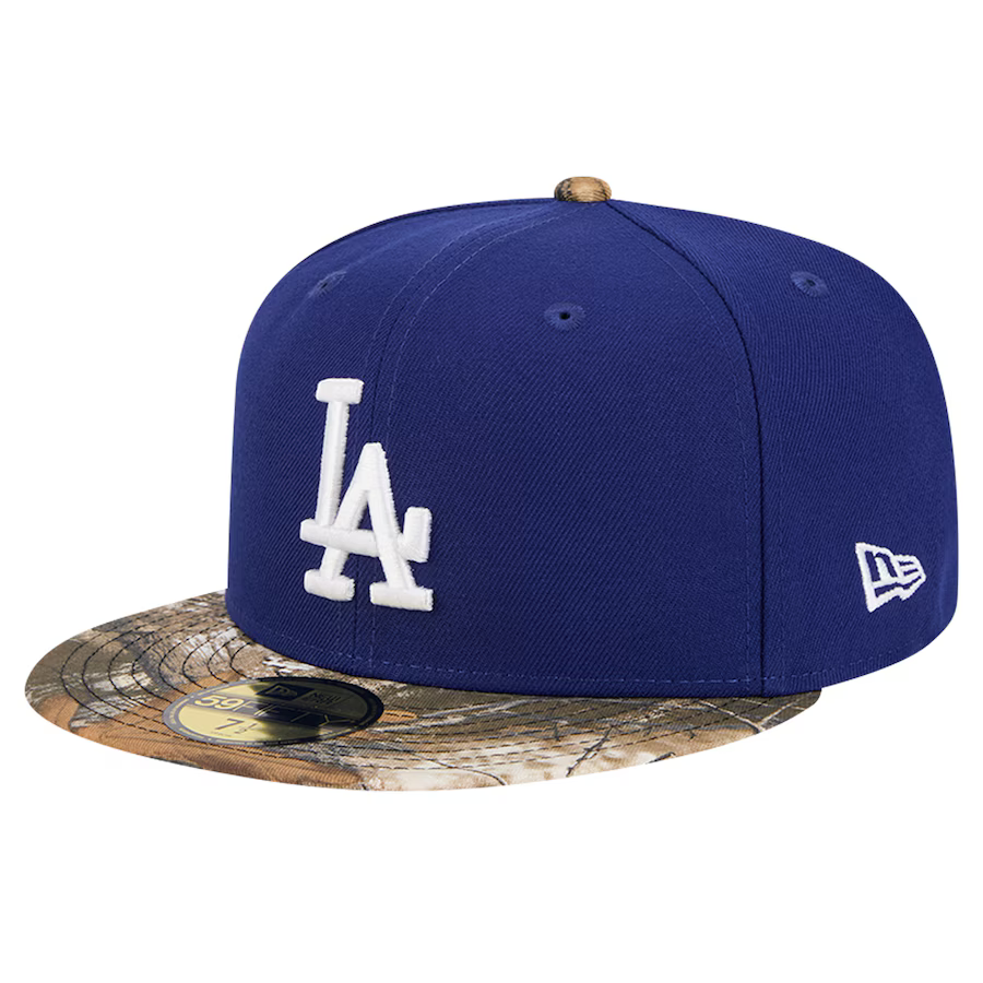 New Era Los Angeles Dodgers Royal Realtree Camo 59FIFTY Fitted Hat