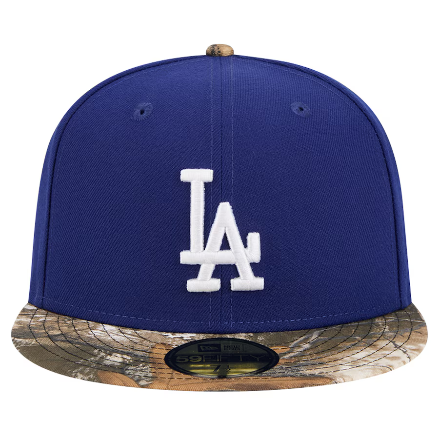 New Era Los Angeles Dodgers Royal Realtree Camo 59FIFTY Fitted Hat