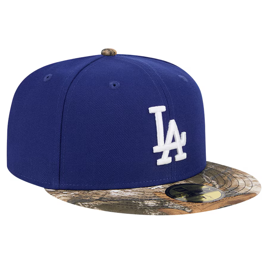 New Era Los Angeles Dodgers Royal Realtree Camo 59FIFTY Fitted Hat