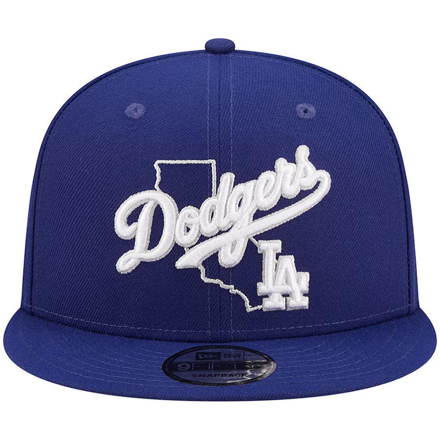 New Era Los Angeles Dodgers State Logo 9FIFTY Snapback Hat