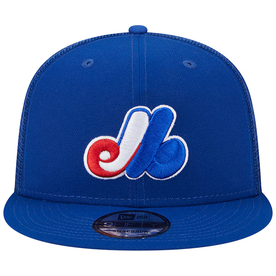 New Era Montreal Expos Cooperstown 9FIFTY Trucker Snapback Hat
