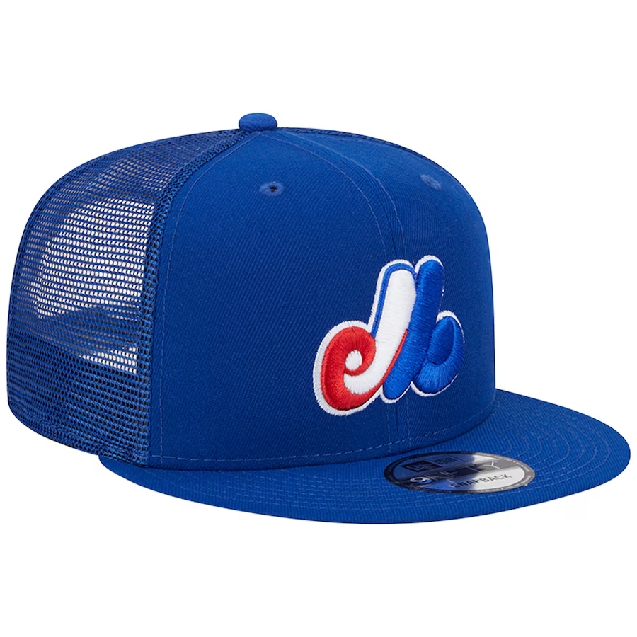 New Era Montreal Expos Cooperstown 9FIFTY Trucker Snapback Hat