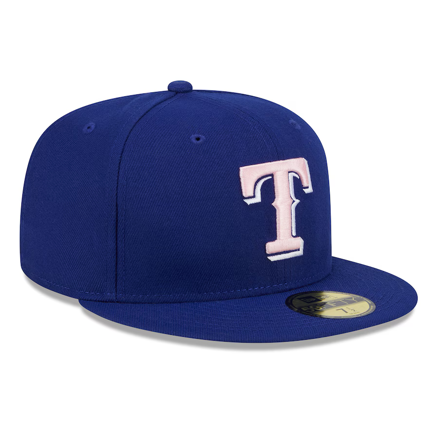 New Era Texas Rangers 2024 Mother's Day On-Field 59FIFTY Fitted Hat-Royal