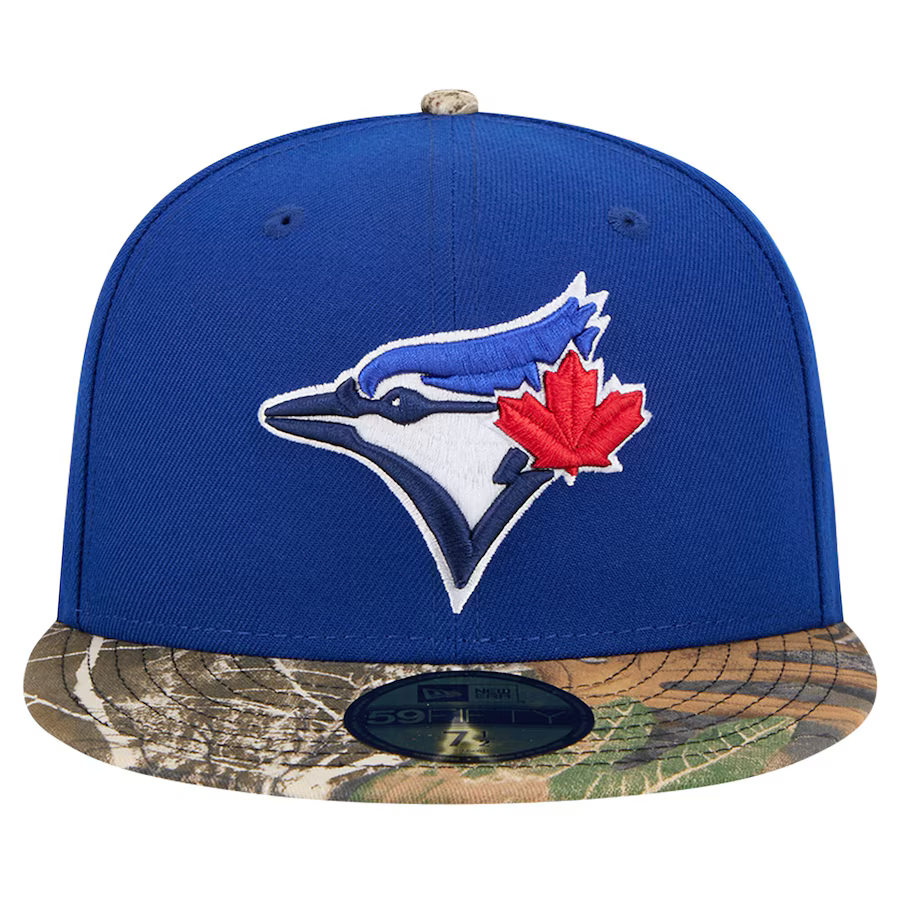 New Era Toronto Blue Jays Royal Realtree Camo 59FIFTY Fitted Hat