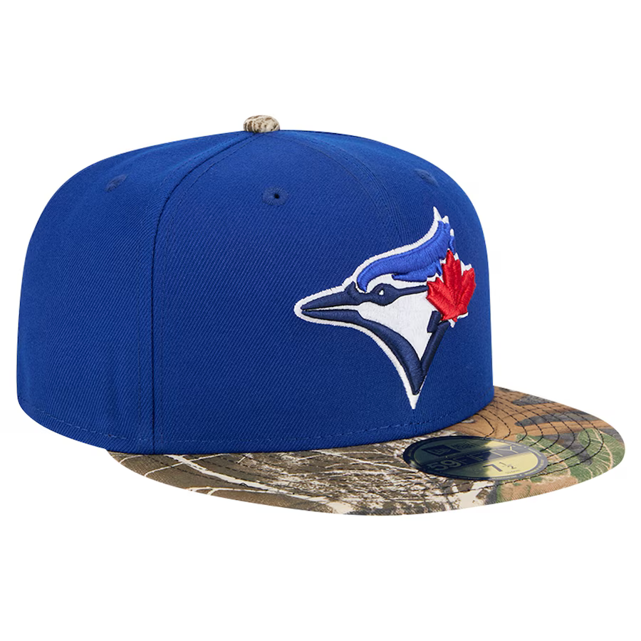 New Era Toronto Blue Jays Royal Realtree Camo 59FIFTY Fitted Hat