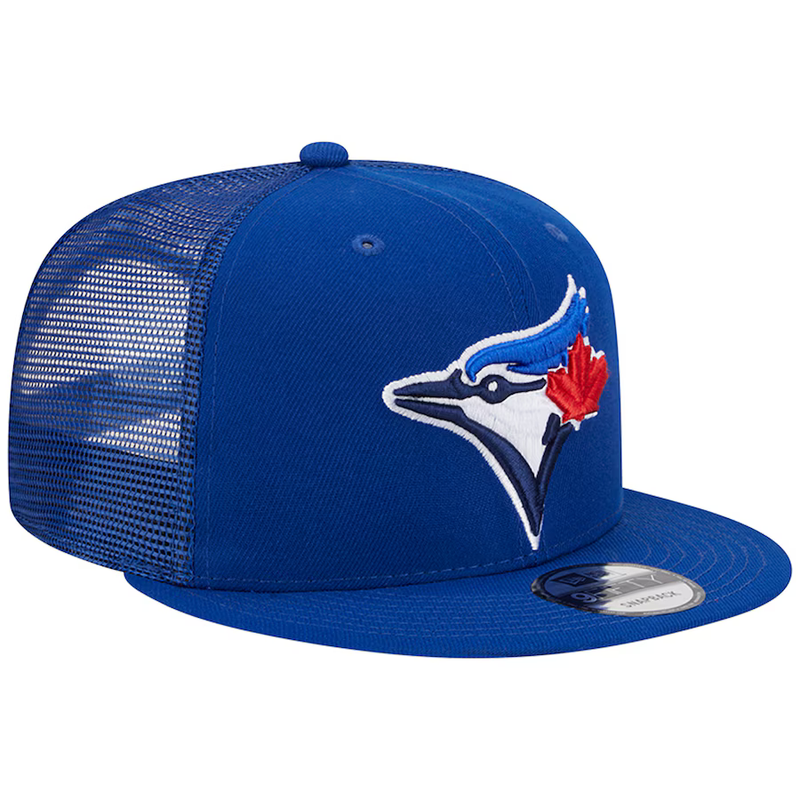 New Era Toronto Blue Jays Team Color 9FIFTY Trucker Snapback Hat