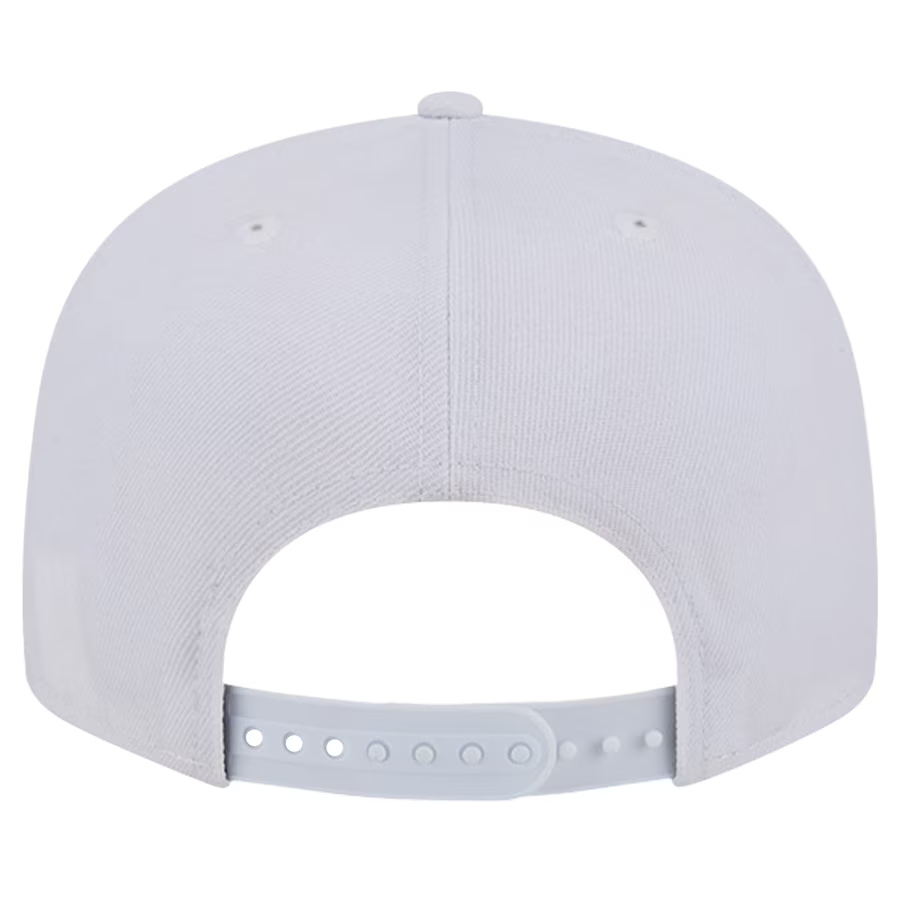 New Era Men's San Francisco 49ers White On White 9FIFTY Snapback Hat-