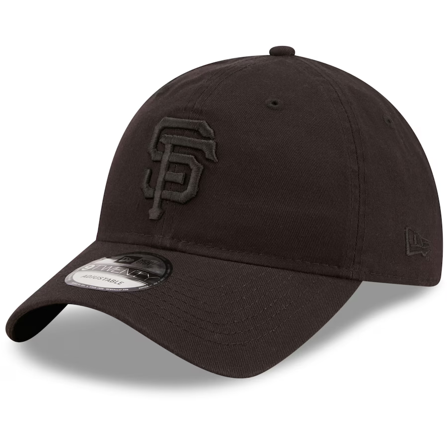 New Era San Francisco Giants Core 2.0 Classic 9Twenty Adjustable Hat-Black