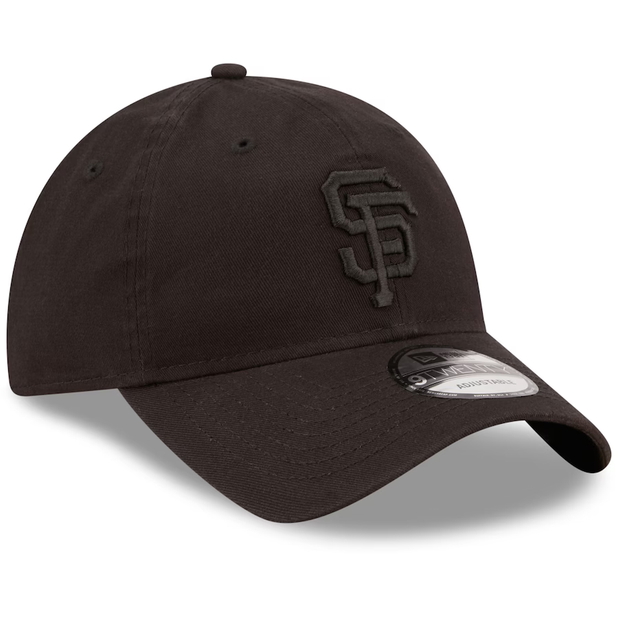 New Era San Francisco Giants Core 2.0 Classic 9Twenty Adjustable Hat-Black