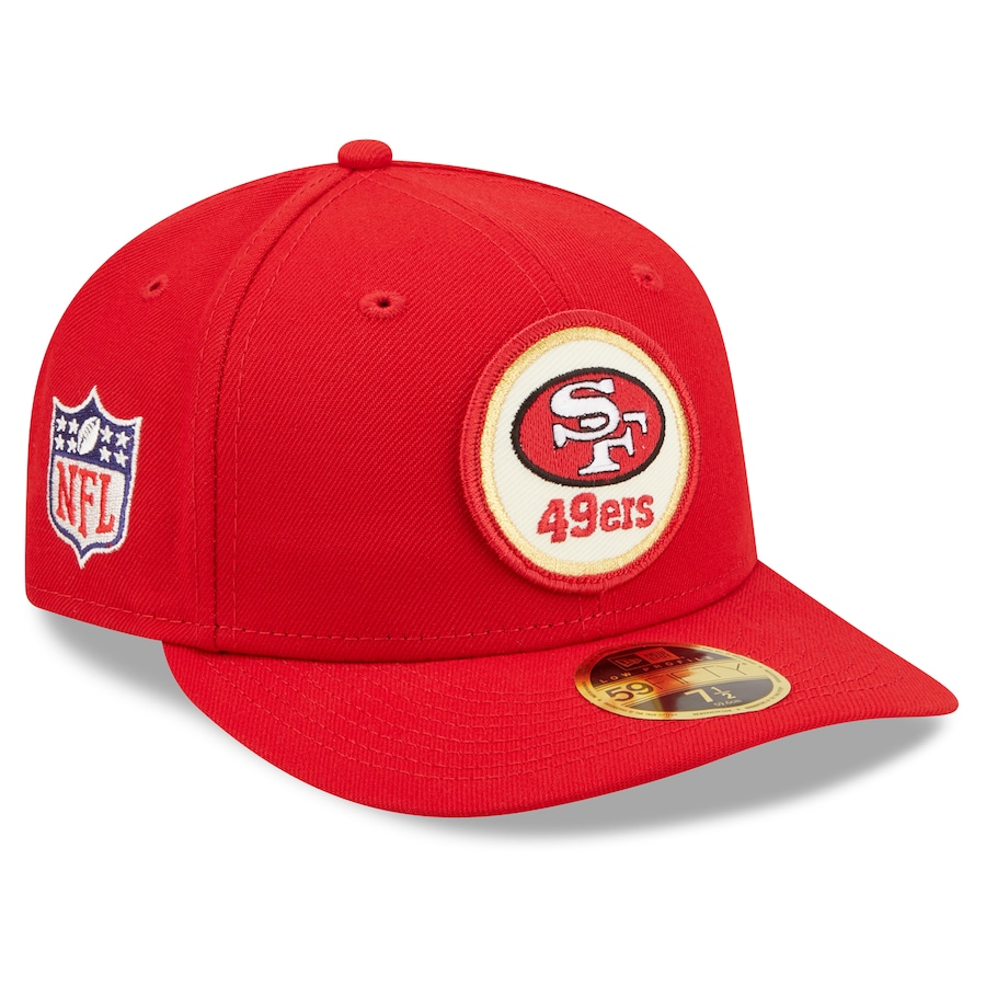 SAN FRANCISCO 49ERS NEW ERA HISTORIC LOW PROFILE 59FIFTY FITTED-RED
