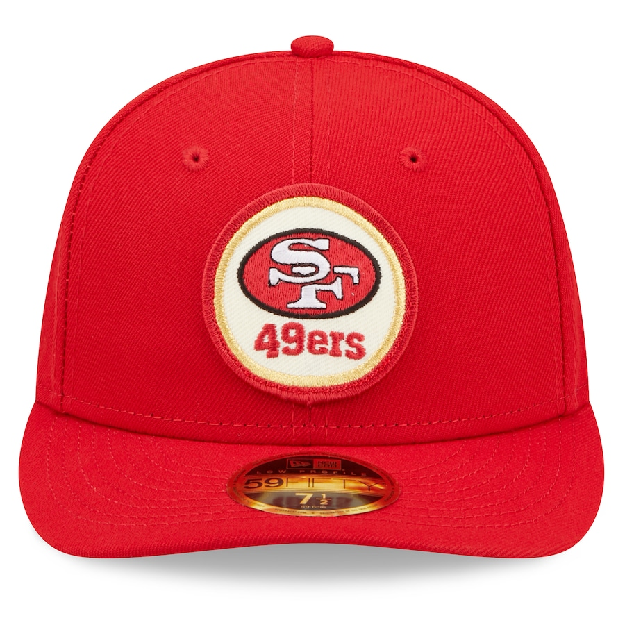 SAN FRANCISCO 49ERS NEW ERA HISTORIC LOW PROFILE 59FIFTY FITTED-RED