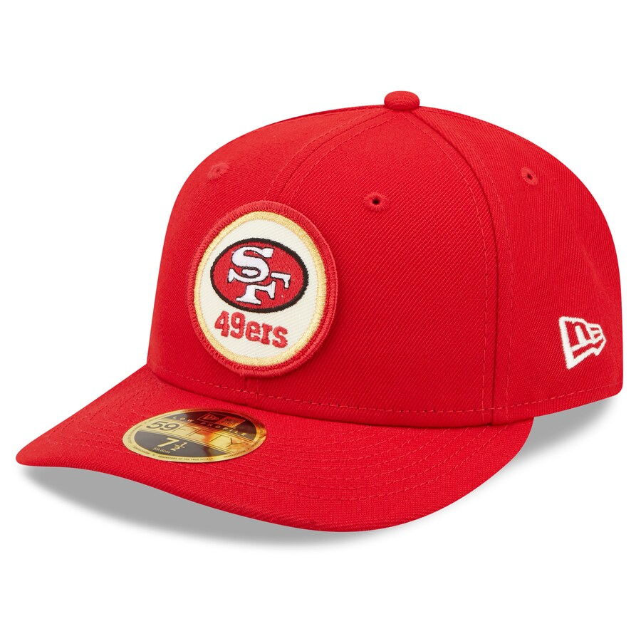 SAN FRANCISCO 49ERS NEW ERA HISTORIC LOW PROFILE 59FIFTY FITTED-RED