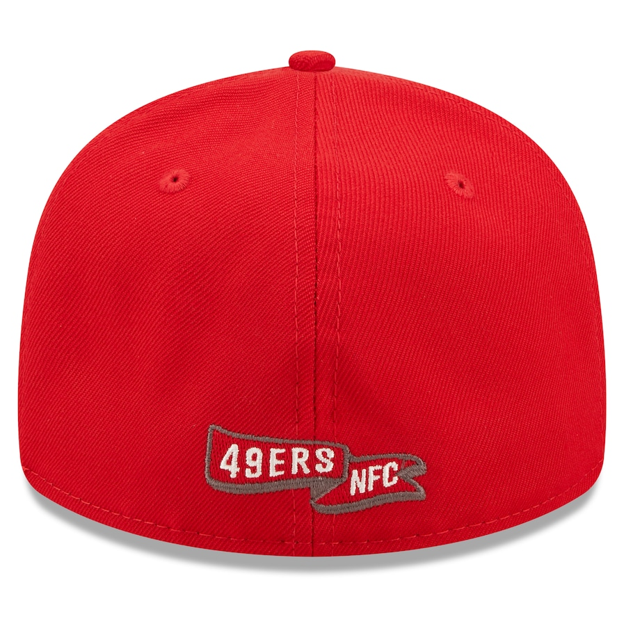 SAN FRANCISCO 49ERS NEW ERA HISTORIC LOW PROFILE 59FIFTY FITTED-RED