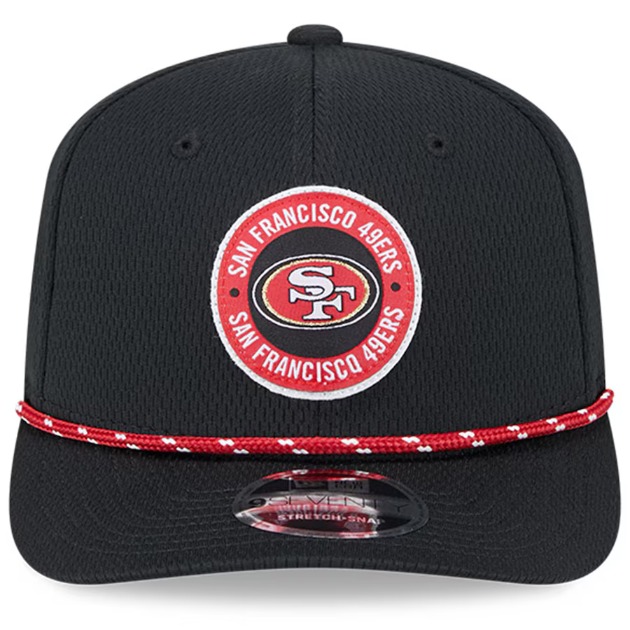 New Era San Francisco 49ers Sideline 9SEVENTY Adjustable Cap-Black