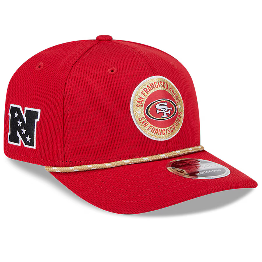 New Era San Francisco 49ers Sideline 9SEVENTY Adjustable Cap-Red