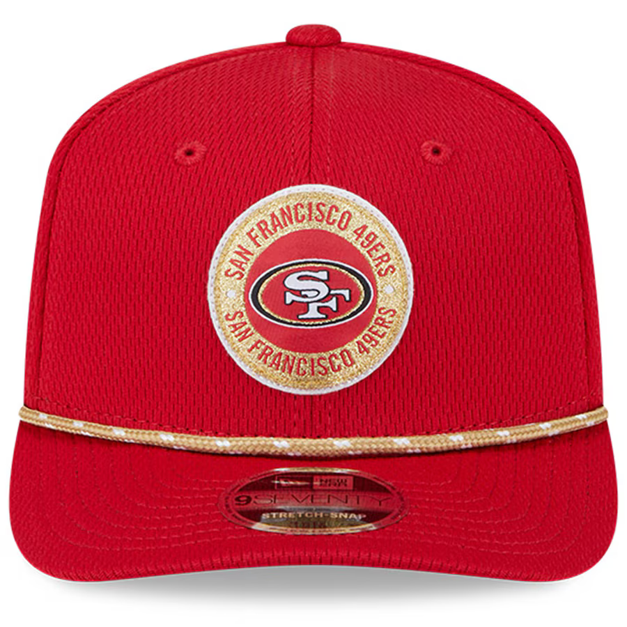 New Era San Francisco 49ers Sideline 9SEVENTY Adjustable Cap-Red