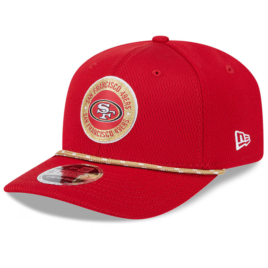 New Era San Francisco 49ers Sideline 9SEVENTY Adjustable Cap-Red