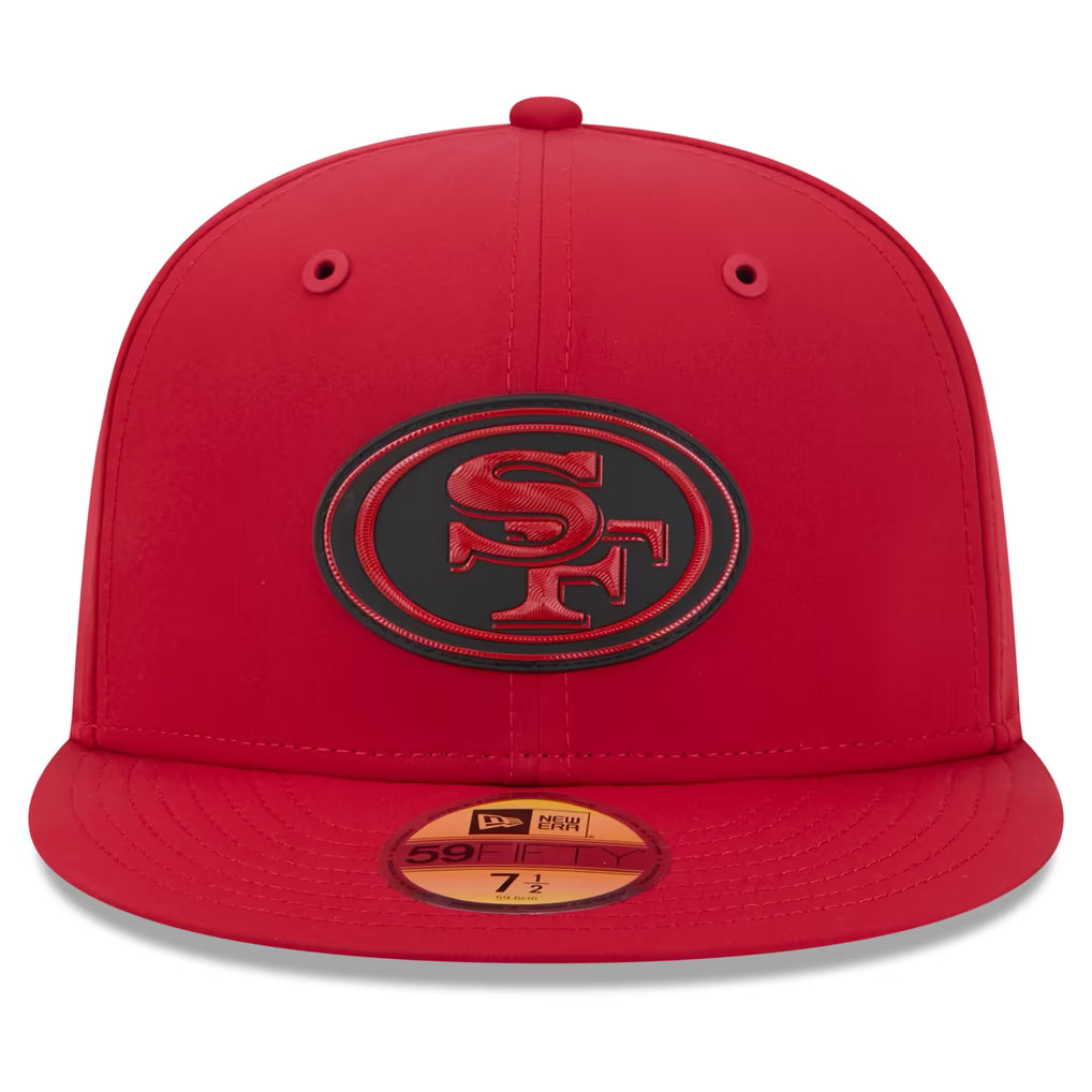 New Era San Francisco 49ERS 2026 Performance ON-FIELD Sideline 59FIFTY Fitted Hat-Red/Black