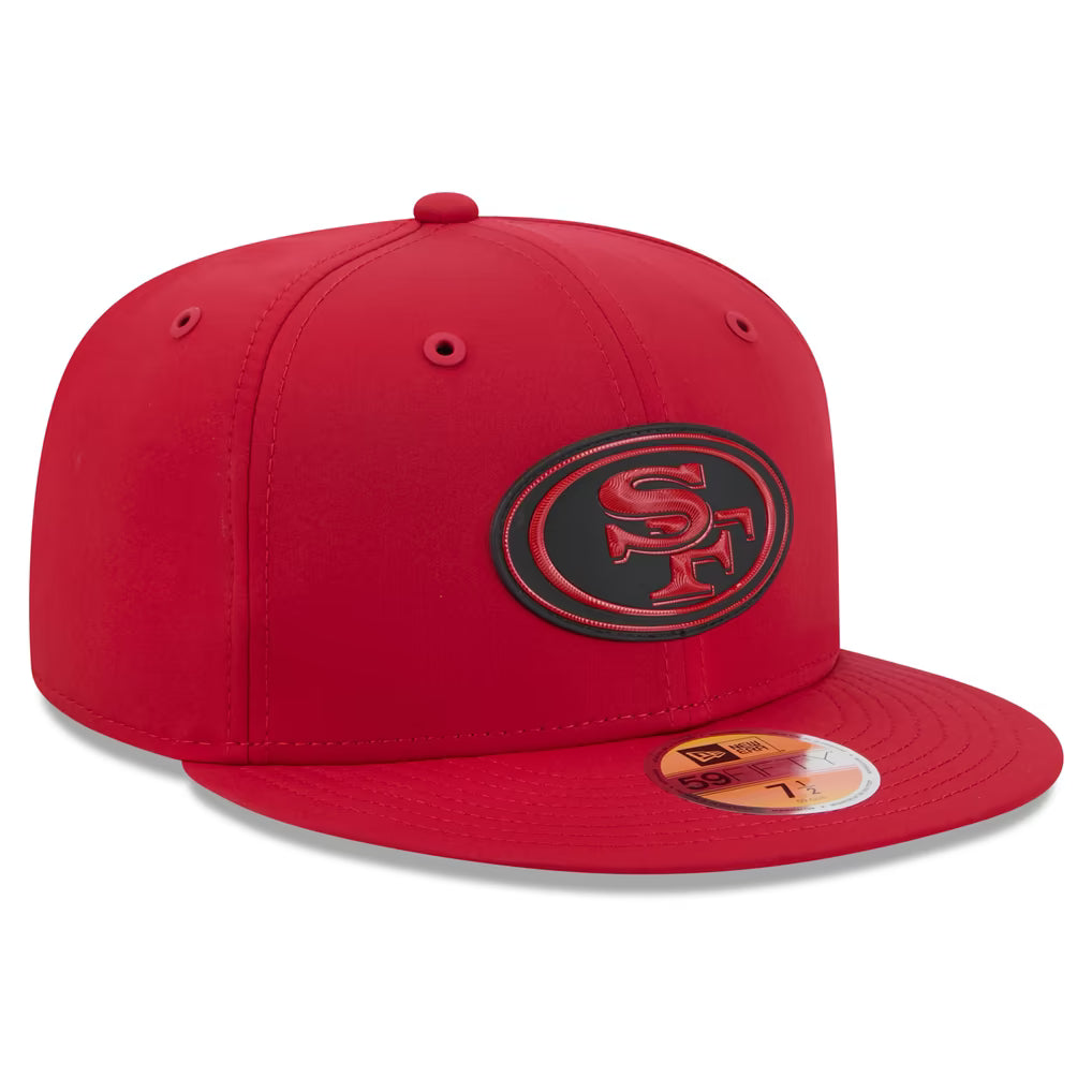 New Era San Francisco 49ERS 2026 Performance ON-FIELD Sideline 59FIFTY Fitted Hat-Red/Black
