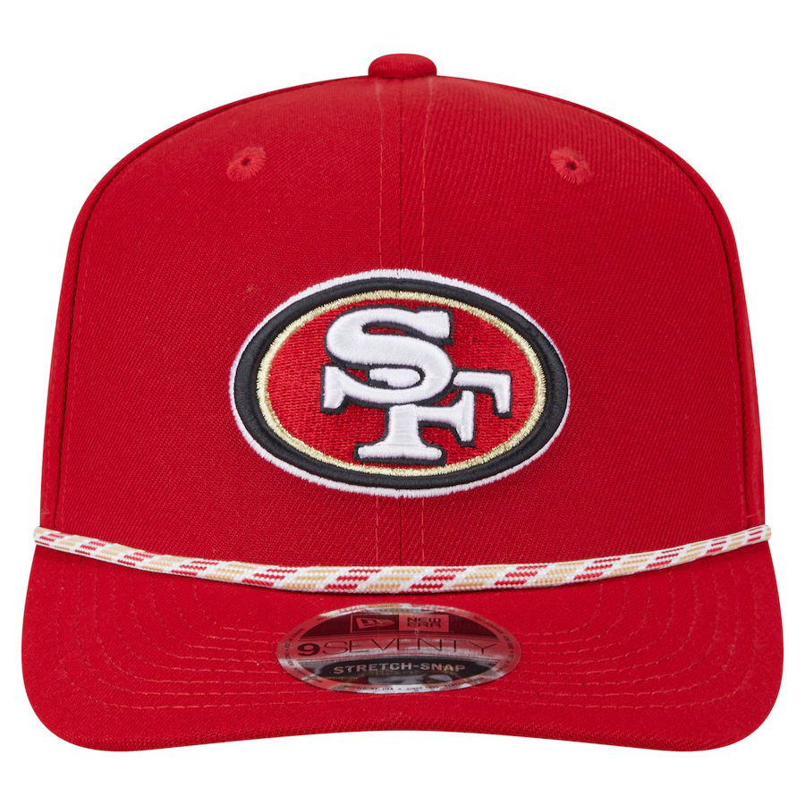 New Era San Francisco 49ers Game Day Multi Rope 9SEVENTY Stretch-Snap Hat-Red