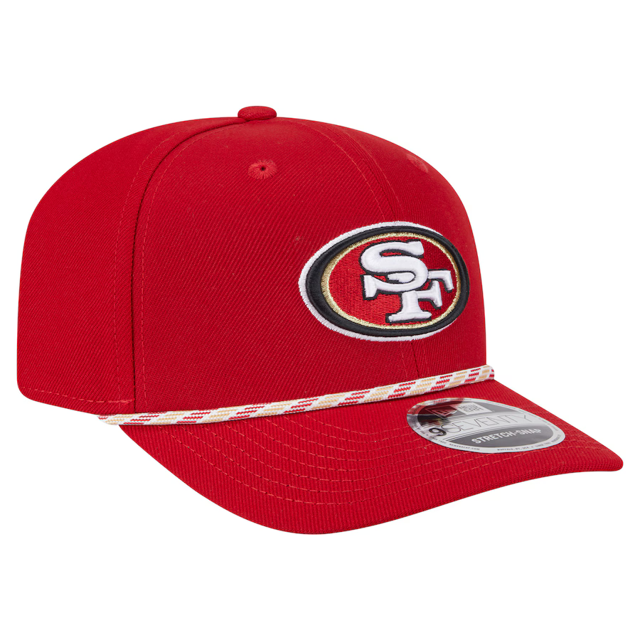 New Era San Francisco 49ers Game Day Multi Rope 9SEVENTY Stretch-Snap Hat-Red