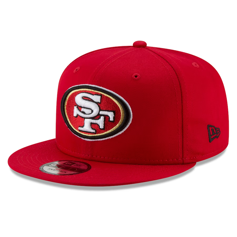 New Era San Francisco 49ers Super Bowl LVIII Side Patch 9FIFTY Snapback Hat-Scarlet