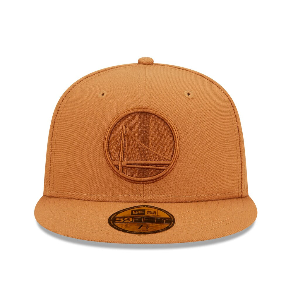 New Era Golden State Warriors Tonal Color Pack 59FIFTY Fitted Hat-Bronze