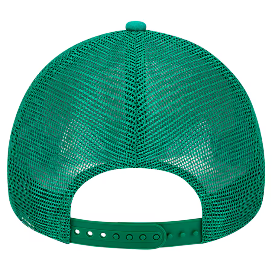 New Era Oakland A's Retro Wordmark 9FORTY A-Frame Trucker Adjustable Hat