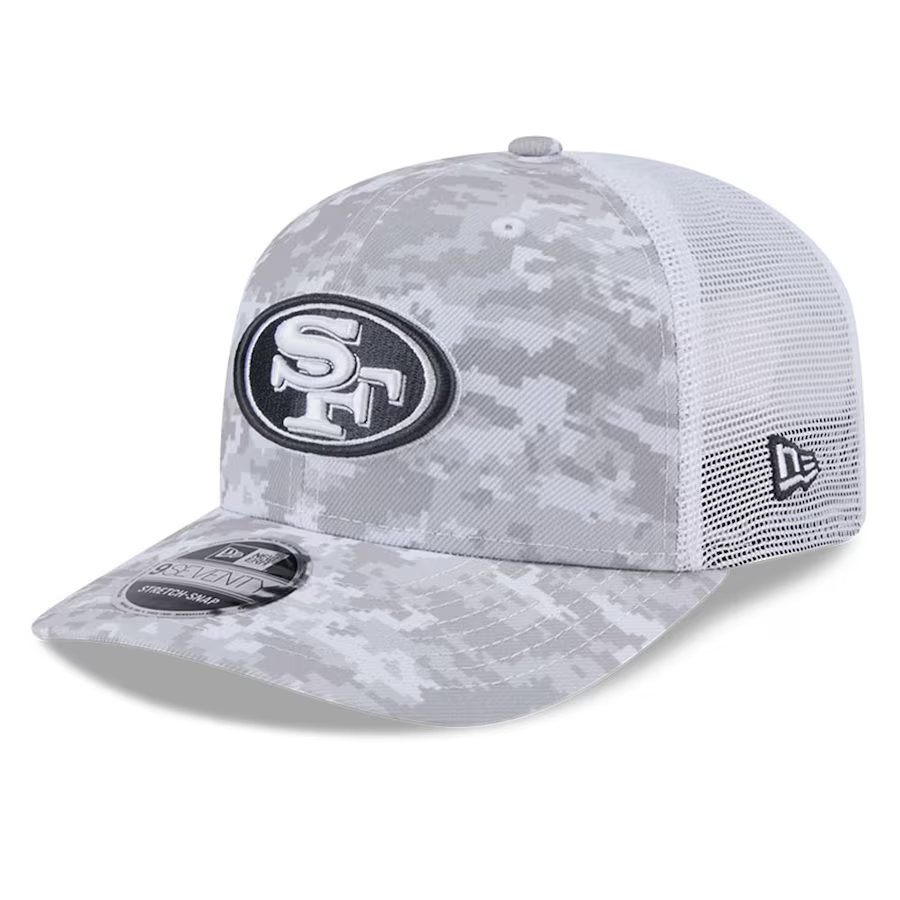 New Era San Francisco 49ers Salute to Service 9SEVENTY Snapback Hat 2024