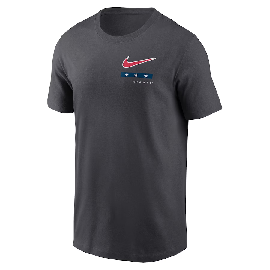 Nike Men's San Francisco Giants Anthracite Americana T-Shirt