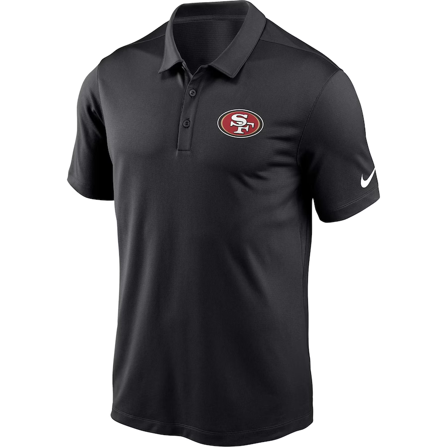 San Francisco 49ers Nike Franchise Team Logo Performance Polo - Black