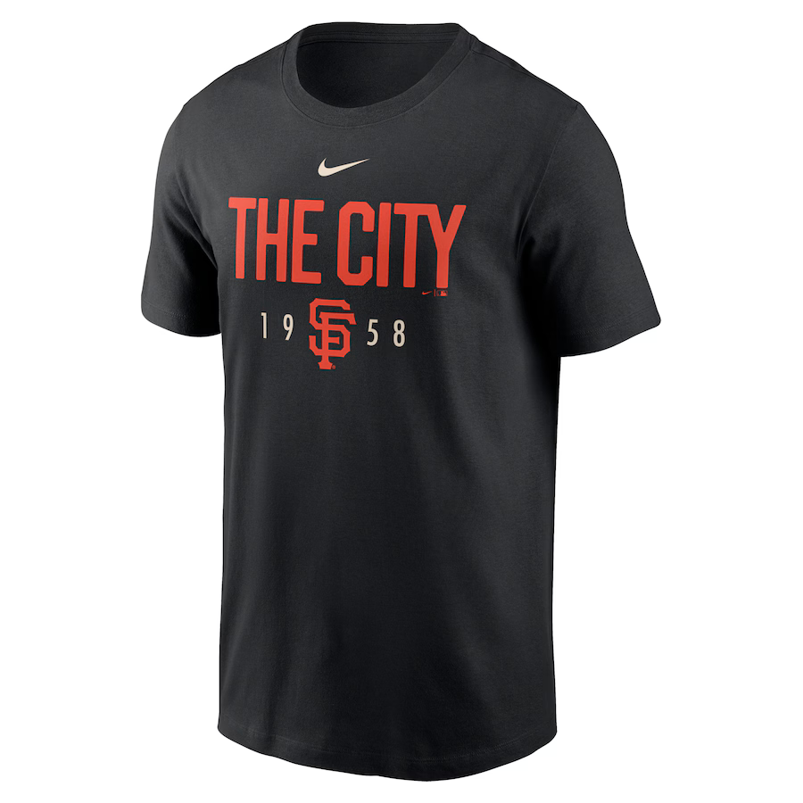 Nike Men's San Francisco Giants The City Local Team T-Shirt-Black