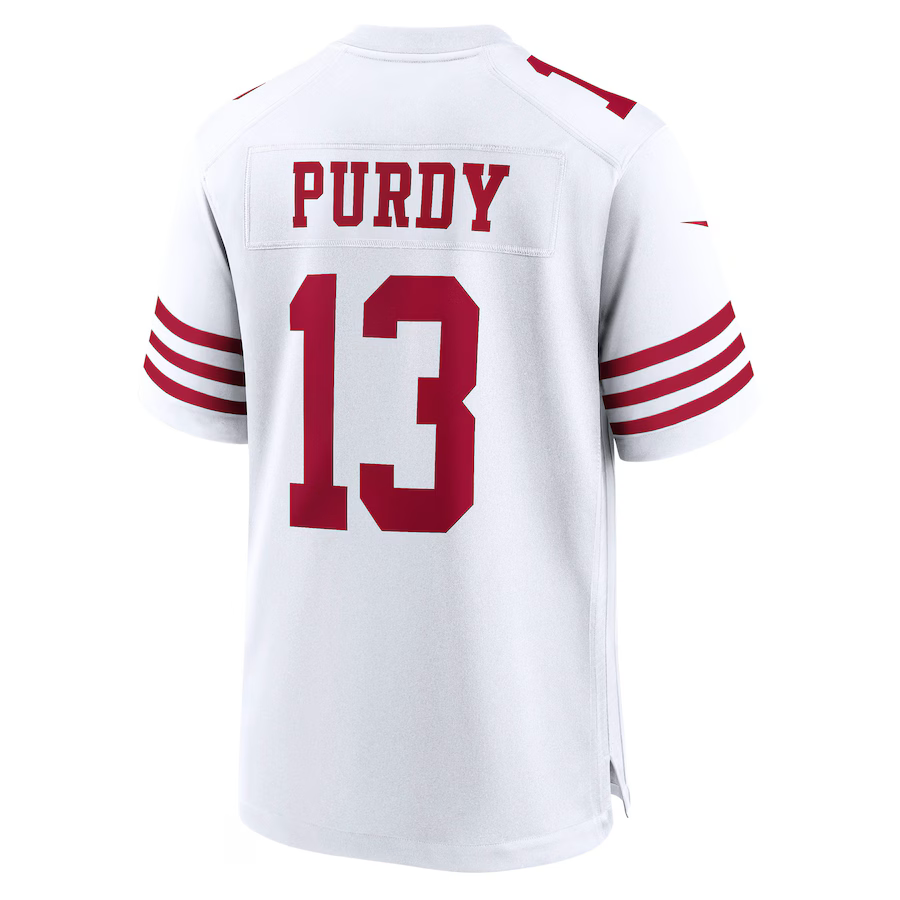 Nike Youth San Francisco 49ers Brock Purdy Game Jersey - White